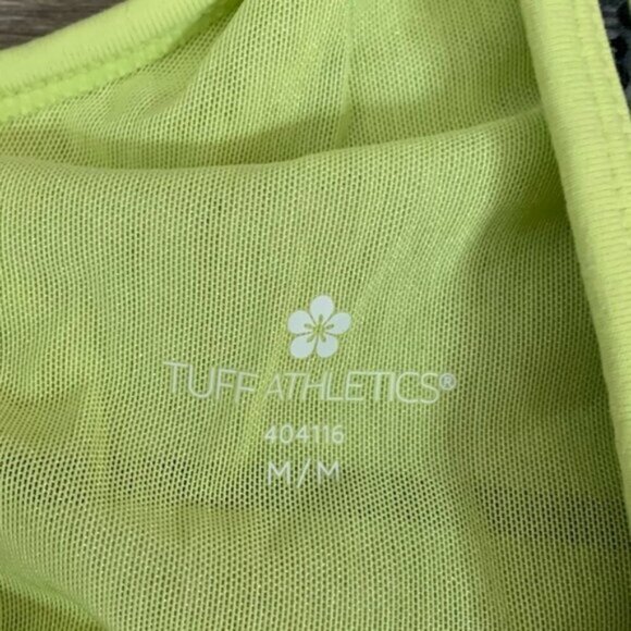 Tuff Athletics Women's Printed Tank Top Size Medium Gray Activewear Gym Workout - Picture 5 of 6